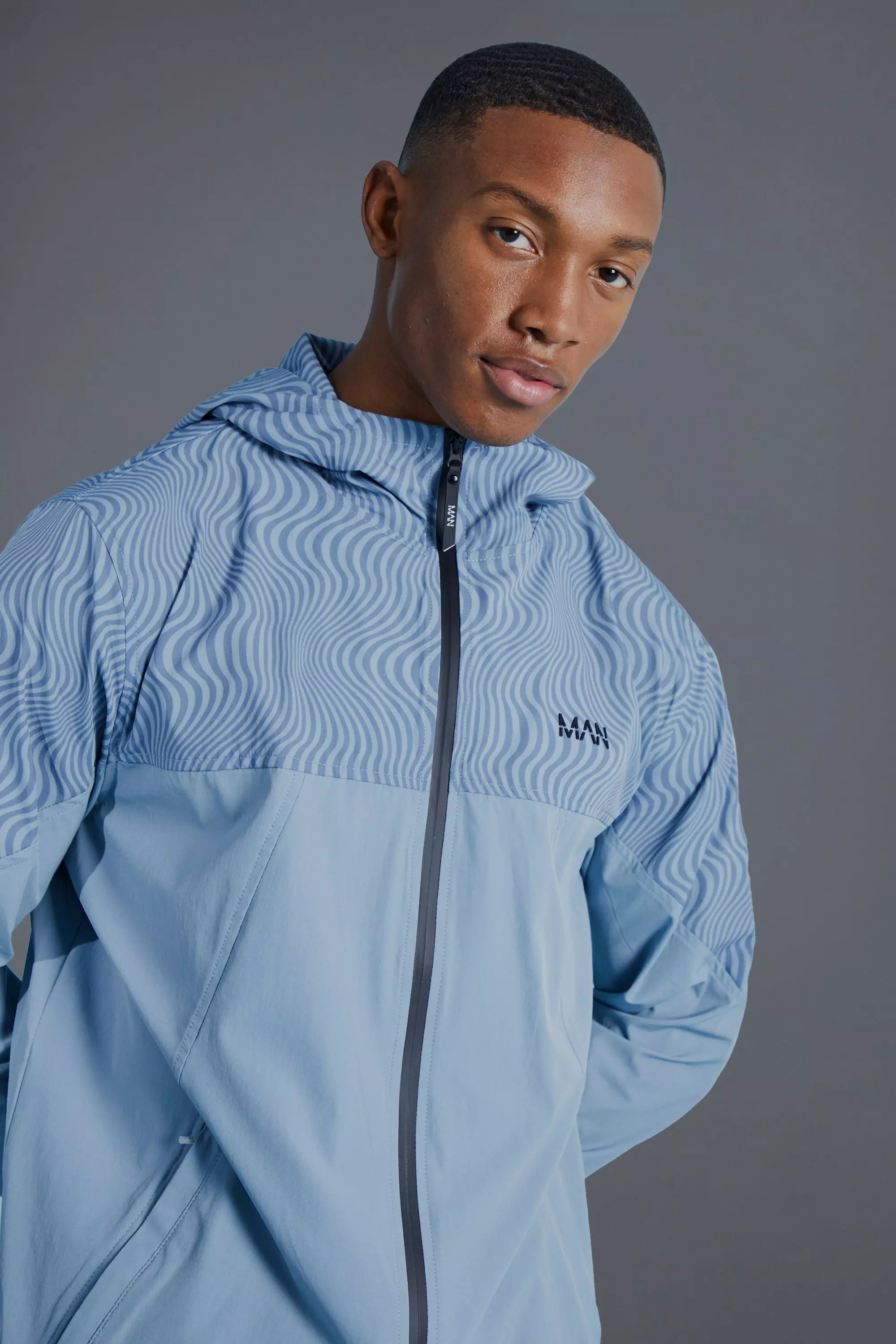 Panelled windbreaker 2024